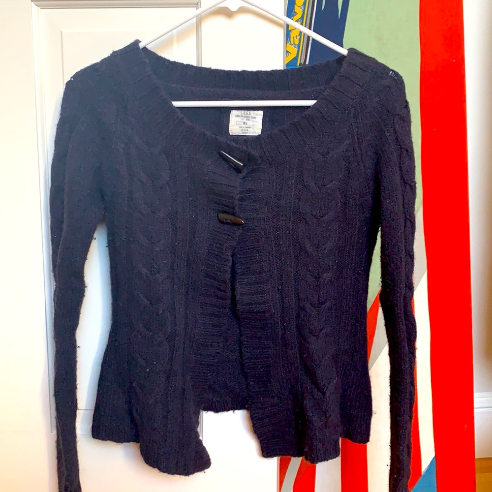 Two button sweater